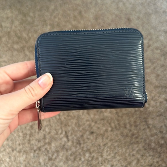 Louis Vuitton Zippy Wallet Epi Case Navy blue, excellent condition - Picture 2 of 5
